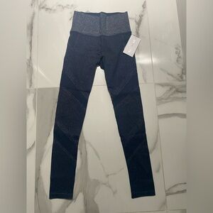 Athleta Navy twilight sparkle navy  Leggings size S